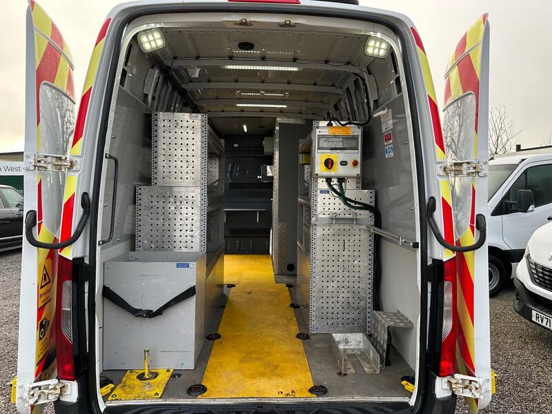 View MERCEDES-BENZ SPRINTER 2.1 316 LWB PTO WORKSHOP COMPRESSOR VAN
